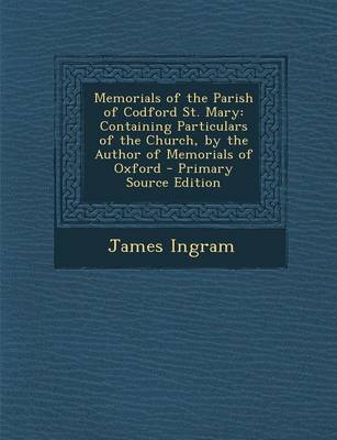 Book cover for Memorials of the Parish of Codford St. Mary