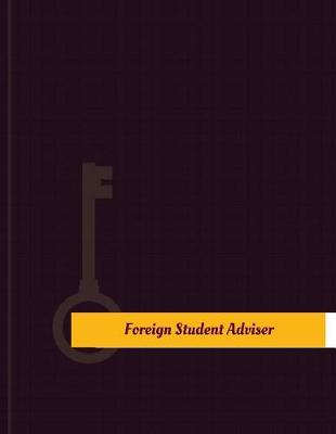 Book cover for Foreign Student Adviser Work Log