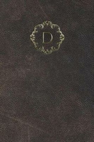 Cover of Monogram D Any Day Planner Journal