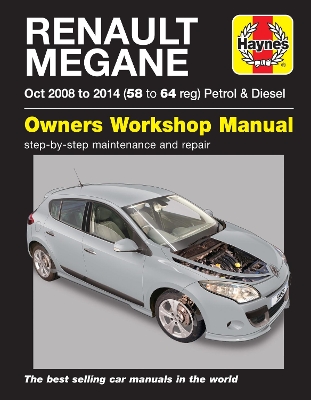 Book cover for Renault Megane (Oct '08-'14) 58 To 64