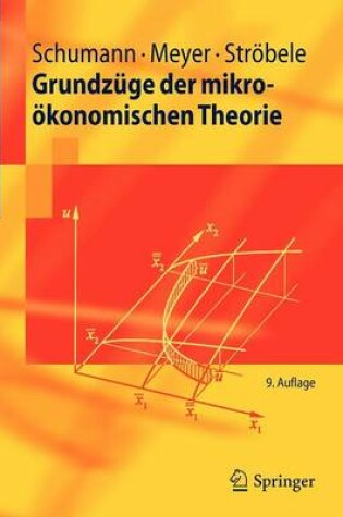 Cover of Grundzüge der mikroökonomischen Theorie