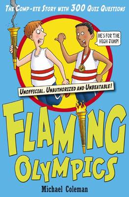 Book cover for Flaming Olympics Quiz Book