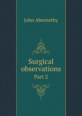 Book cover for Surgical observations Part 2