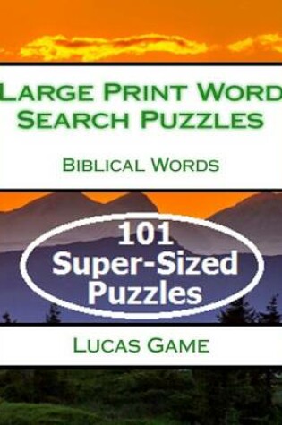 Cover of Large Print Word Search Puzzles