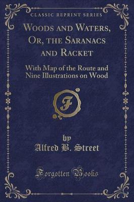 Book cover for Woods and Waters, Or, the Saranacs and Racket