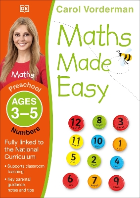 Book cover for Maths Made Easy: Numbers, Ages 3-5 (Preschool)