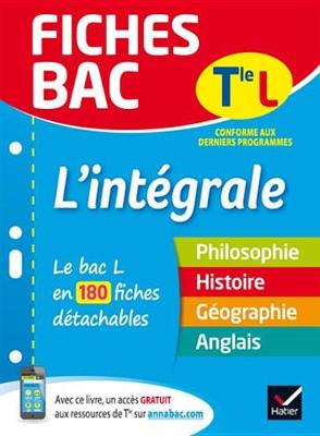 Book cover for Fiches Bac L'Integrale Tle L