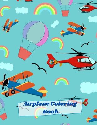 Book cover for Airplane Coloring Book