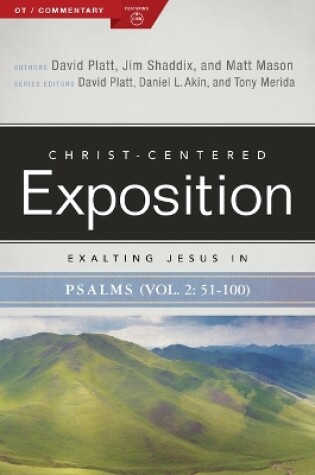 Cover of Exalting Jesus in Psalms, Volume 2, Psalms 51-100