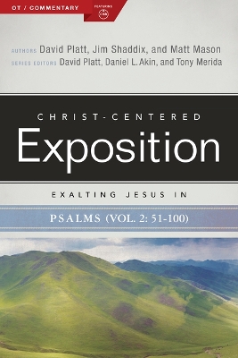 Book cover for Exalting Jesus in Psalms, Volume 2, Psalms 51-100