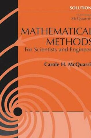 Cover of Student Solutions Manual for Mathematical Methods for Scientists and Engineers