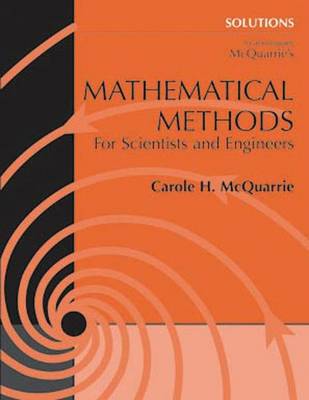 Cover of Student Solutions Manual for Mathematical Methods for Scientists and Engineers