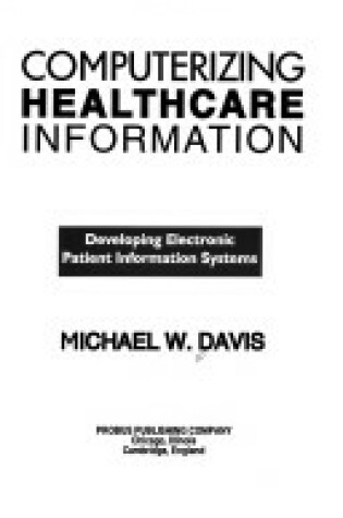 Cover of Computerizing Healthcare Records