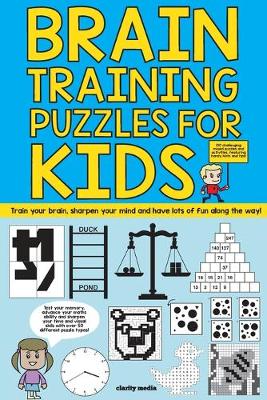 Book cover for Brain Training Puzzles For Kids