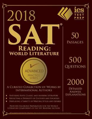 Book cover for 2018 SAT Reading