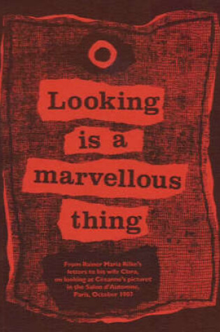 Cover of Looking is a Marvellous Thing