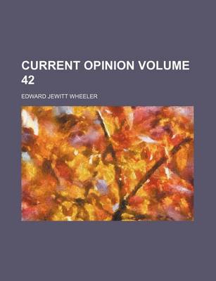 Book cover for Current Opinion Volume 42