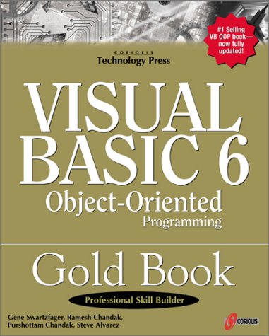Book cover for Visual Basic 6 Object Oriented Programming Gold Book