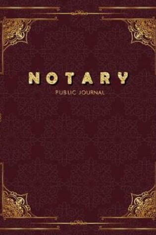 Cover of Notary Public Journal