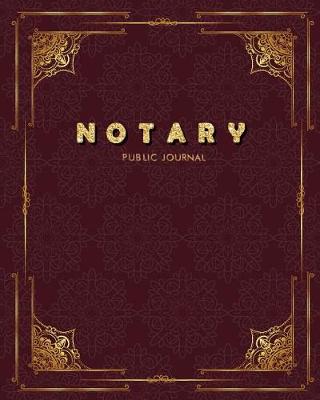 Book cover for Notary Public Journal