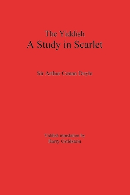 Book cover for The Yiddish Study in Scarlet