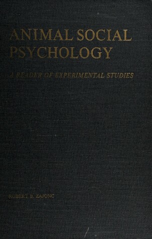 Cover of Animal Social Psychology