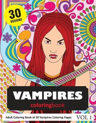 Book cover for Vampires Coloring Book