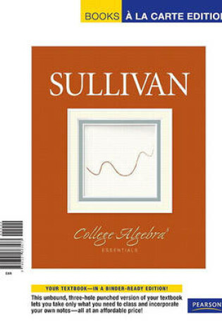 Cover of College Algebra Essentials, Books a la Carte Edition