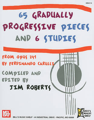 Book cover for 65 Gradually Progressive Pieces and 6 Studies