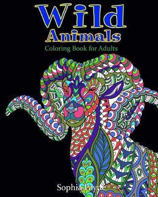 Book cover for Wild Animals Coloring for Adults