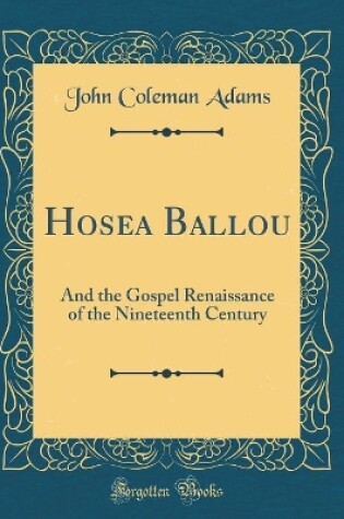 Cover of Hosea Ballou