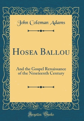 Book cover for Hosea Ballou