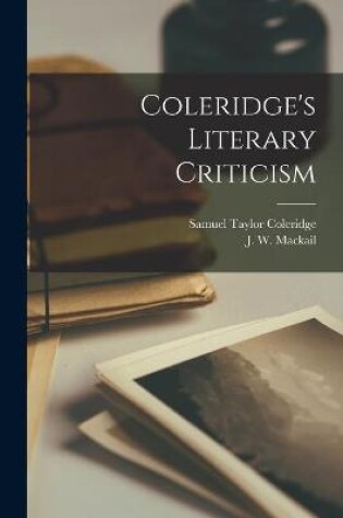 Cover of Coleridge's Literary Criticism