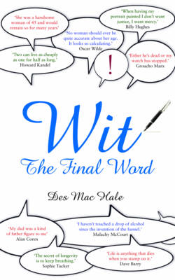 Book cover for Wit - the Final Word