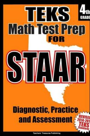 Cover of TEKS 4th Grade Math Test Prep for STAAR