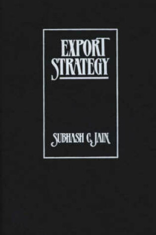 Cover of Export Strategy