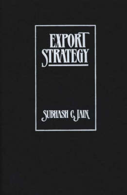 Book cover for Export Strategy