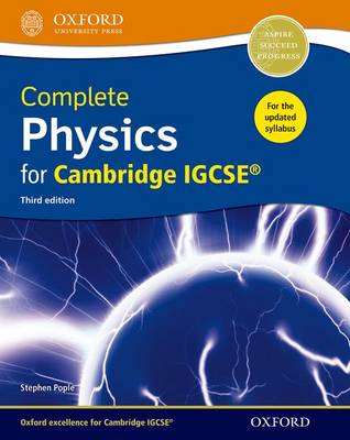 Book cover for Complete Physics for Cambridge IGCSE Student Book