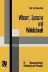Book cover for Wissen, Sprache Und Wirklichkeit