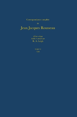 Cover of Correspondence Complete De Rousseau 6