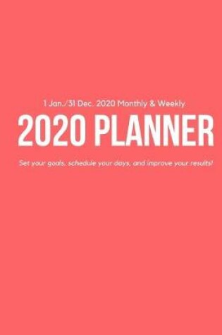 Cover of Weekly & Monthly 2020 Planner