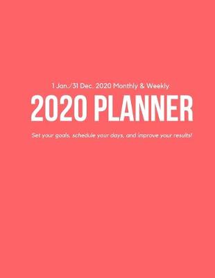 Book cover for Weekly & Monthly 2020 Planner