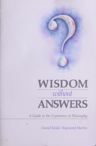 Cover of Wisdom without Answers