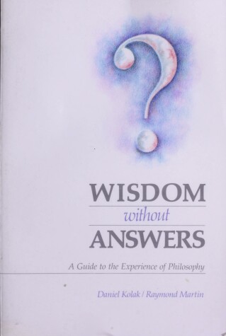 Book cover for Wisdom without Answers