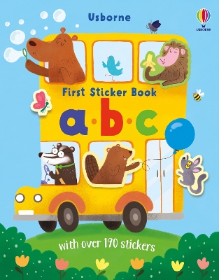 Cover of First Sticker Book abc