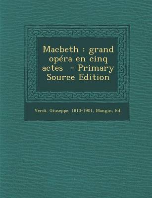 Book cover for Macbeth