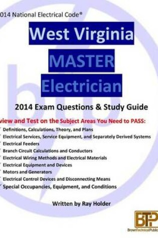 Cover of West Virginia 2014 Master Electrician Study Guide