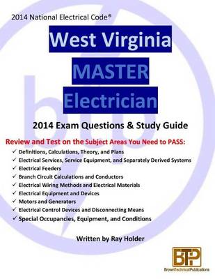 Book cover for West Virginia 2014 Master Electrician Study Guide