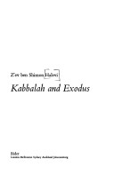 Book cover for Kaballah and Exodus