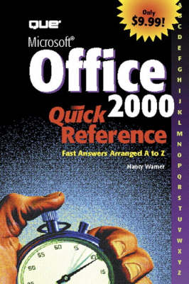 Book cover for Microsoft Office 2000 Quick Reference